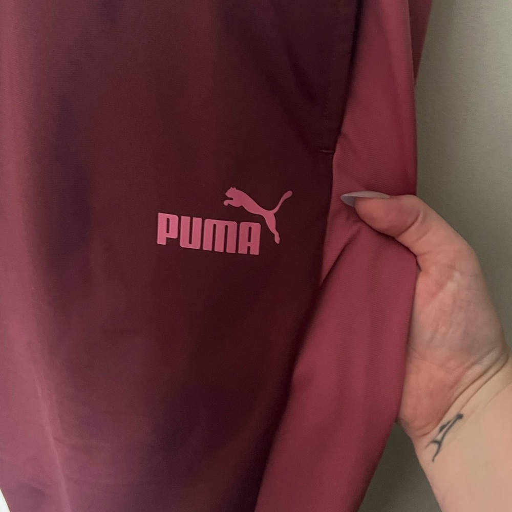 2X Maroon and Magenta Puma Joggers